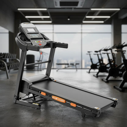 5.0 HP Folding Treadmill with 20-Level Adjustable Incline, 12Mph Speed Running Machine,Treadmill 400 Lb Capacity, Silent Brushless Motor,105 Preset Training Program Electric Treadmills for Home Use — product view 2