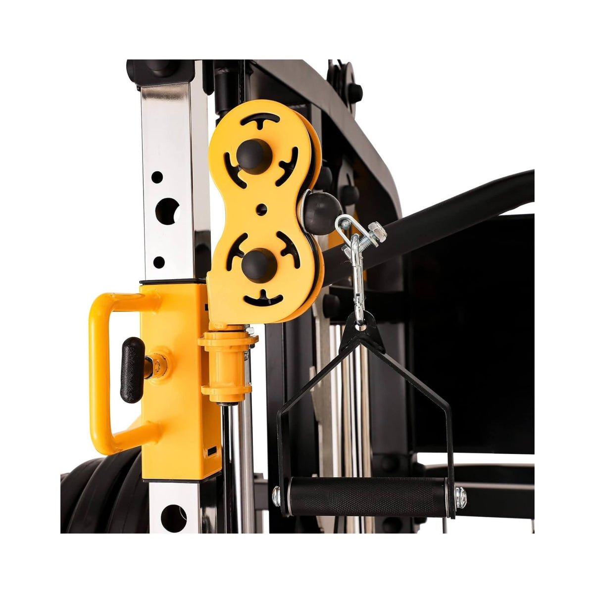 All-In-One Full-Body Smith Machine With Adjustable Lever Arms And Dual Weight Stacks (SAK21836)
