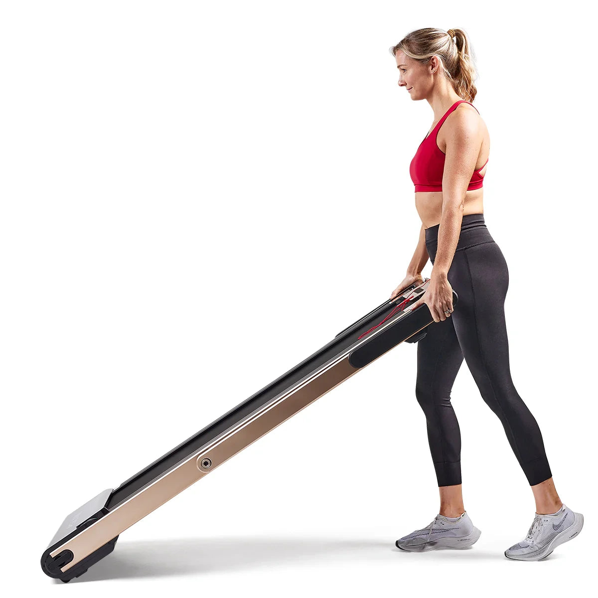 Space Saving Commercial Treadmill, Slim Motorized W/ Speakers — product view 7